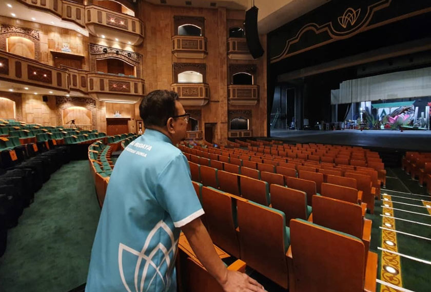 Panggung Sari, Istana Budaya bakal dirindui oleh Abang Joe kerana pentas itu ibarat 'rumahnya' sendiri. - Gambar Astro AWANI