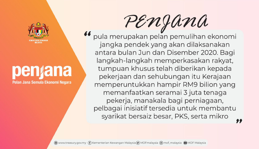 Unit LAKSANA di Kementerian Kewangan akan terus memantau dan memastikan pelaksanaan kedua-dua pelan ini berjalan dengan lancar, telus dan tepat