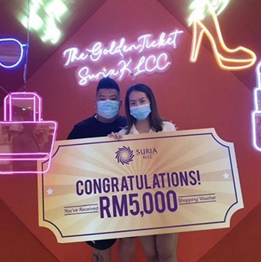 Semua orang adalah pemenang apabila berbelanja di Suria KLCC.