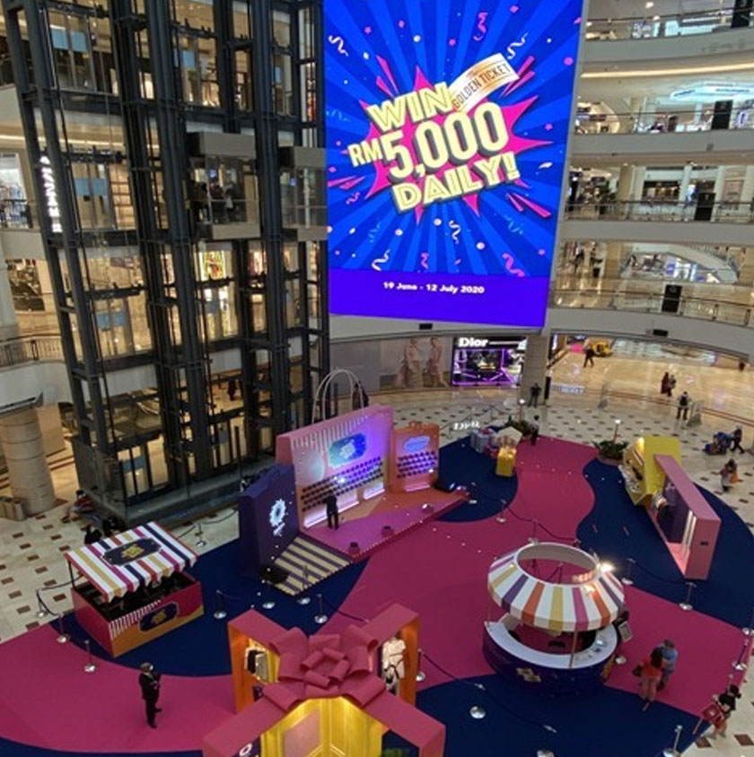 Pameran eksklusif bagi meraikan pemenang dan memeriahkan suasana.