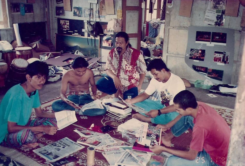 Rumah yang disediakan Marzuki untuk markas perkumpulan, penginapan, ruang pembacaan, sudut diskusi dan aktiviti Grup Teater Asyik. - Gambar Ihsan Mohd Saberi Muda