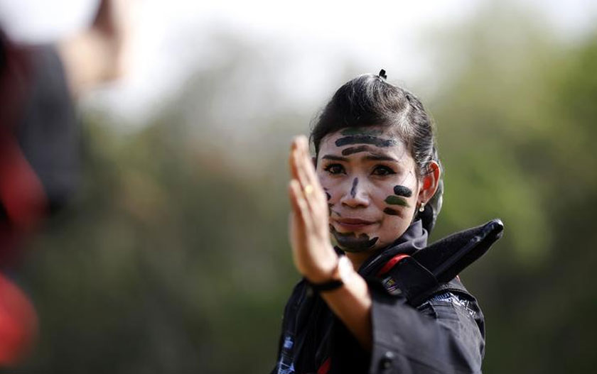 Foto salah seorang anggota separa tentera Ranger Thailand ketika sedang dalam latihan di sebuah kem di Yala, Thailand. Foto ini dirakam pada Mac 2013. REUTERS/Damir Sagolj (Gambar hiasan)