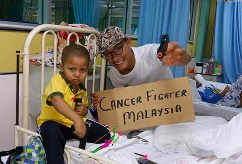 Anak kedua Mazliana Ahmad sedang dirawat di HKL. -Foto: Mazliana Ahmad