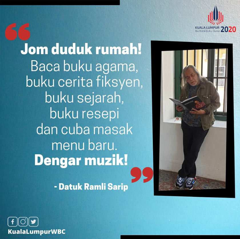 Ramli Sarip juga sentiasa berkasut kanvas dan jeans lusuh; identiti klasik sejak muncul bersama band Sweet Charity pada 1967.