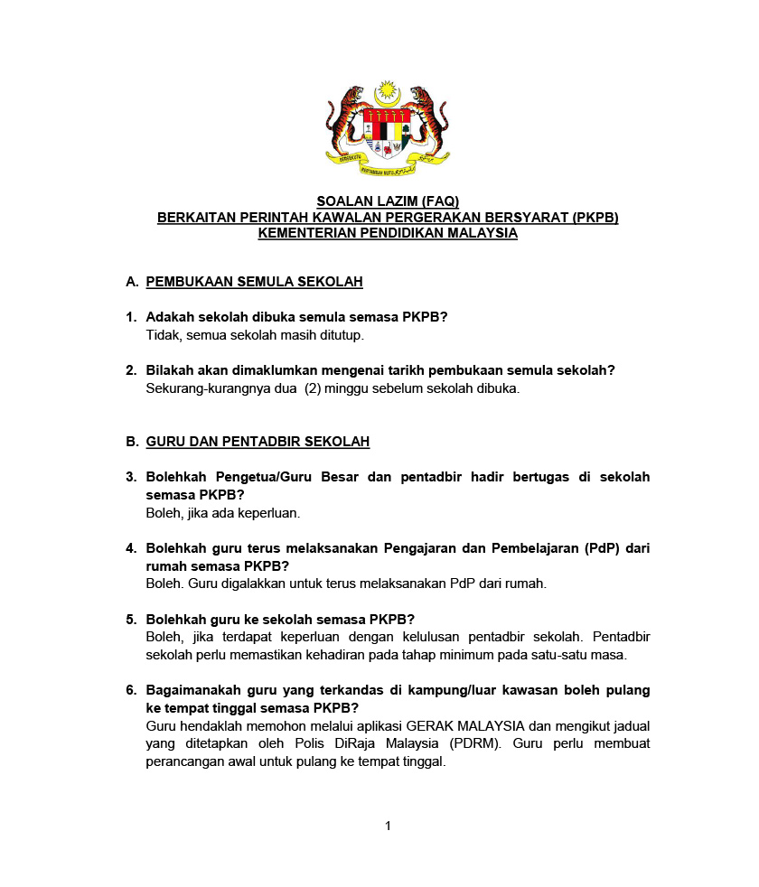 FAQ) berkaitan PKPB bagi