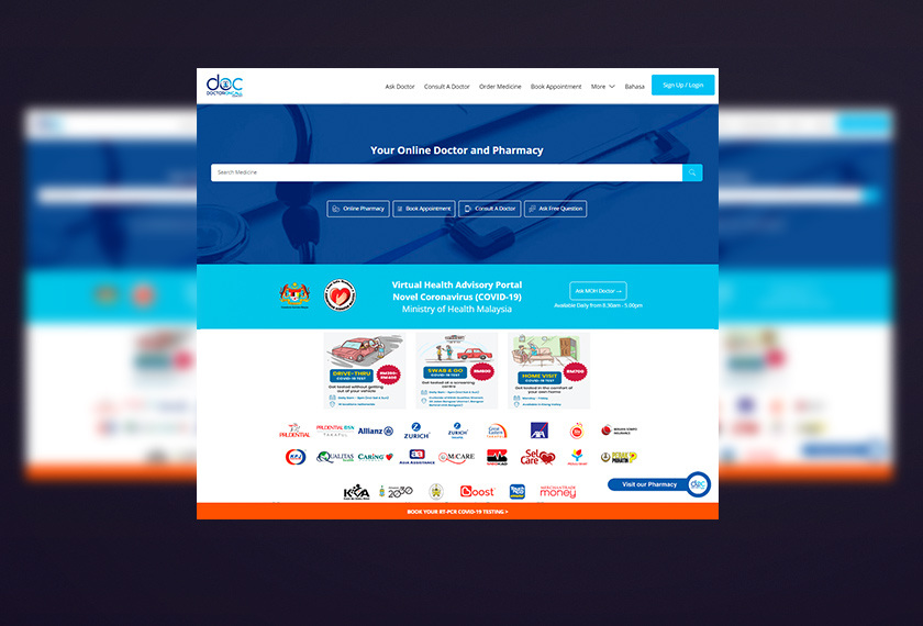 Ini dapat membantu meminimumkan interaksi fizikal antara pesakit dan juga doktor atau pakar perubatan.