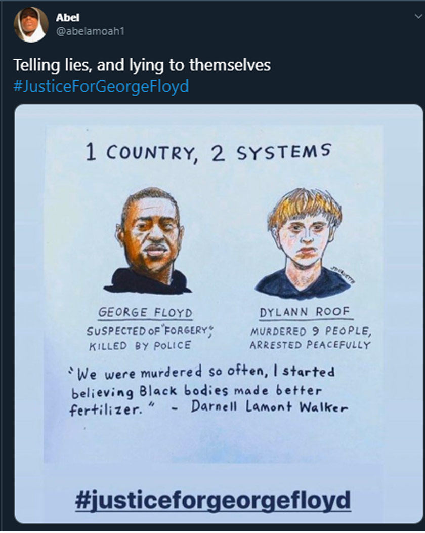 Rakyat Amerika mempertikaikan layanan berbeza dan agresif polis terhadap komuniti kulit hitam.