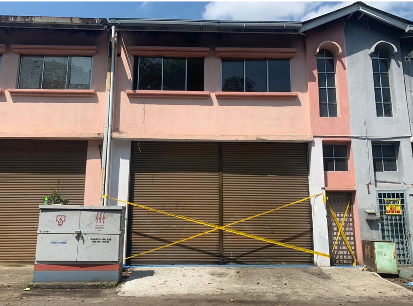 Sebuah premis yang dipercayai terlibat dengan insiden pencemaran Sungai Selangor telah disita oleh pihak berkuasa