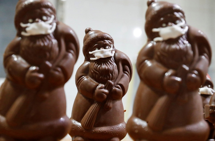 While the masked Santas have been a boost, Laszlo Rimoczi doesn't expect it to last if vaccines help the world defeat the pandemic. REUTERSpic