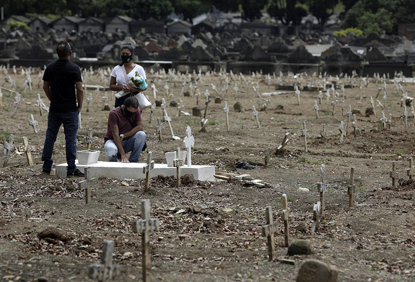 Brazil menduduki tangga kedua mencatatkan kes kematian tertinggi dunia selepas Amerika Syarikat dengan 171,974 kes.