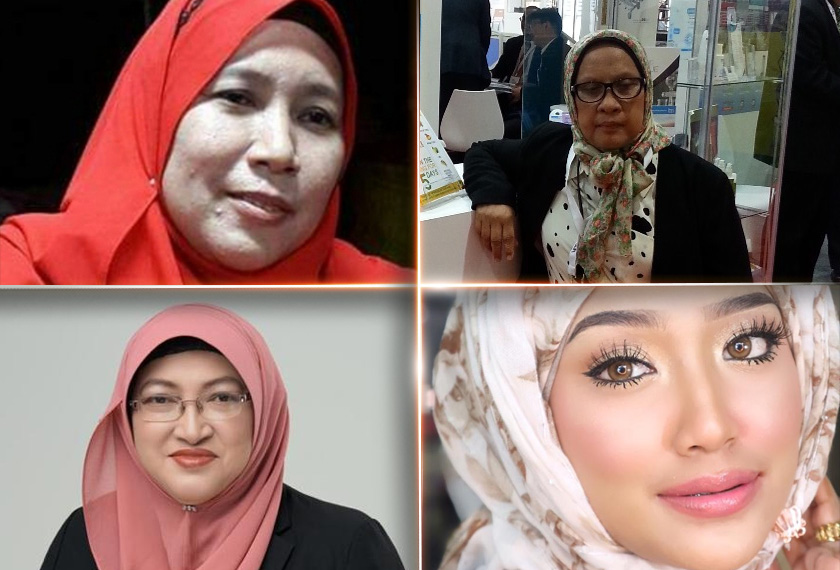 Gambar menunjukkan Rodzita (di kiri bahagian atas), Dr. Noraryati (di kanan bahagian atas), Fatihah (di kiri bahagian bawah) dan Adinda Zhara (di kanan bahagian bawah).