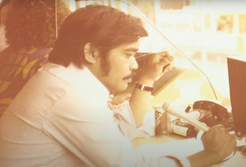 Gambar kenangan Allahyarham Zulkarnain Hassan ketika usia mudanya.