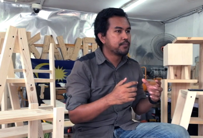 Abd Razak Latif, pengasas Kawood yang bertanggungjawab dalam aspek pemasaran dan pengiklanan.