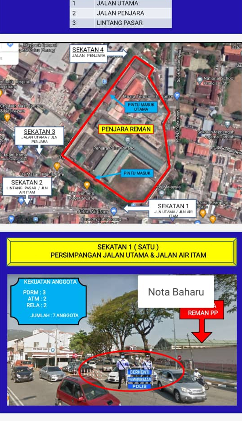 Mesej palsu yang ditularkan. - Media sosial