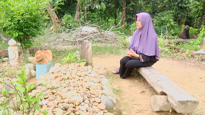 Hasnah berkata sepanjang hayat suaminya, Nana begitu manja dengan arwah