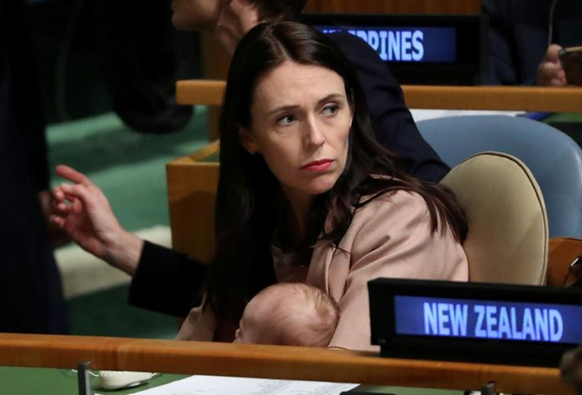 Jacinda Ardern melakar sejarah sebagai pemimpin dunia pertama yang menghadiri Mesyuarat Agung PBB bersama bayinya.