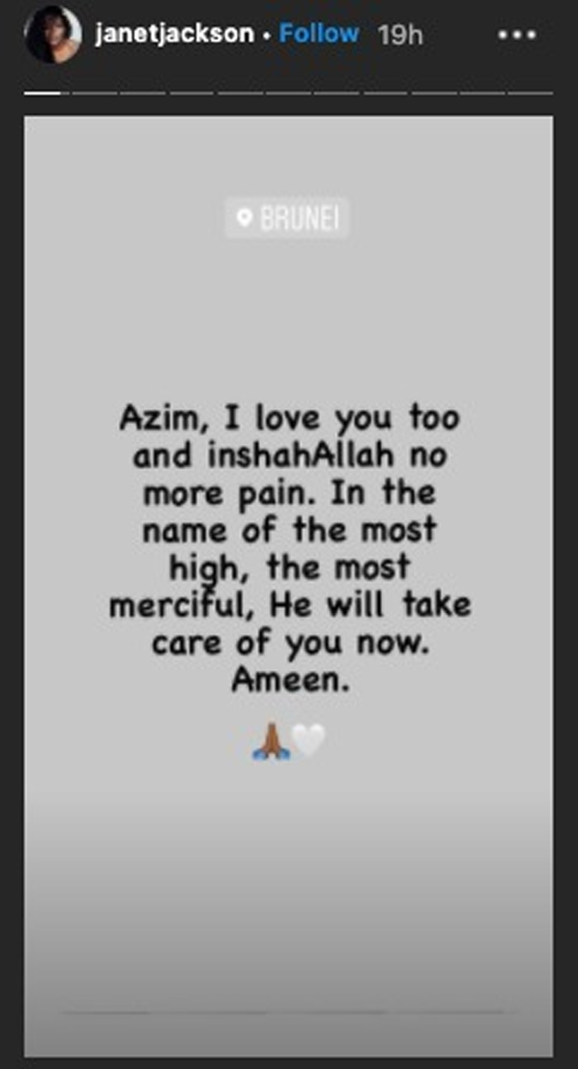 Instagram Story Janet Jackson