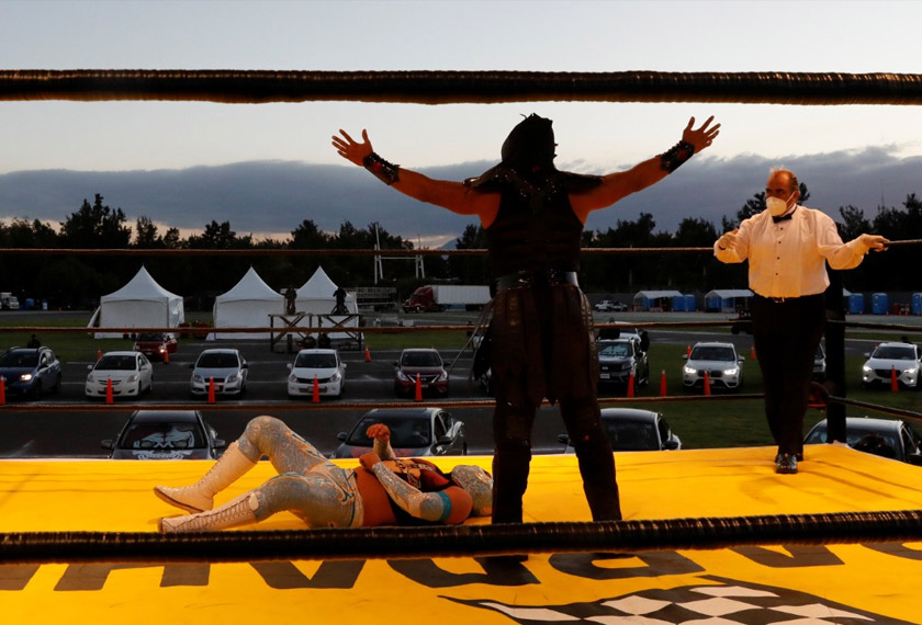 Tarikan Lucha Libre kini hendak dialihkan ke venue yang lebih terpencil. - Reuters