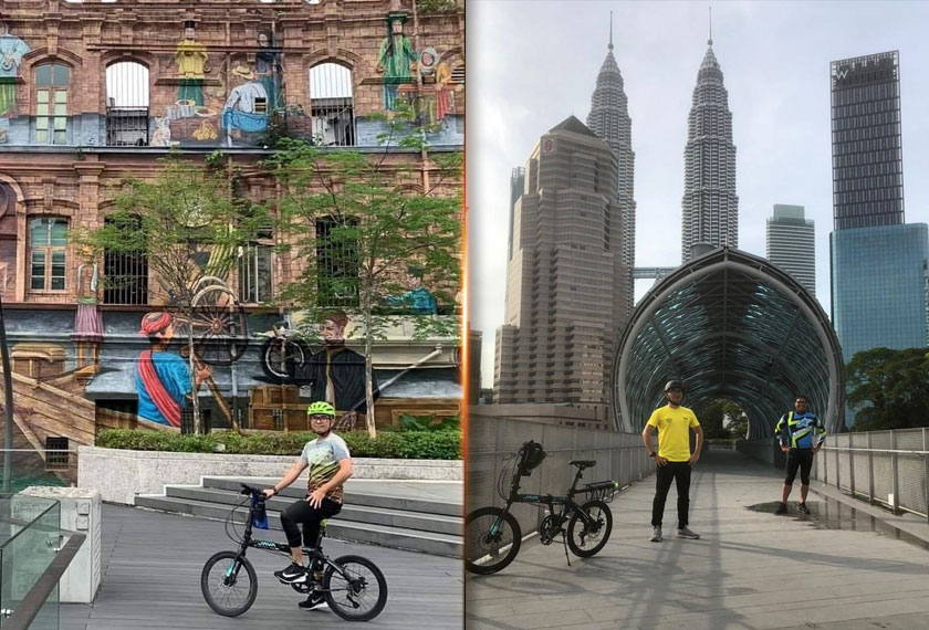 Rudy Irwan tidak senang hati melihat sampah sarap yang dibiarkan begitu saja oleh pihak yang tidak bertanggungjawab, lalu menjalankan misi membersihkan mengikut kapasitinya, dan adakalanya bersama-rama rakan dalam aktiviti berbasikal. - Foto: Rudy Irwan