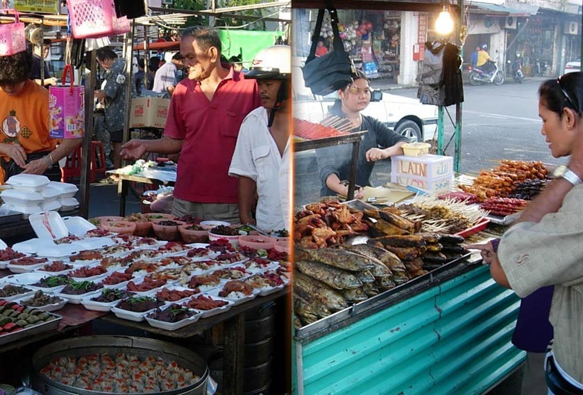 The vibrant Night Market (Jln Market, between Jln Lintang and Jln Bengkel) sets up every afternoon around 5pm and operates until 10pm, sometimes later. - Sarawak Tourism pic