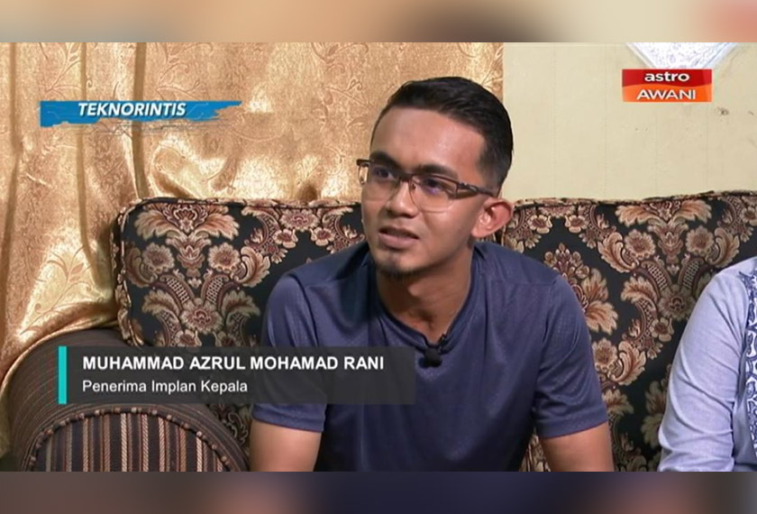 Menggunakan teknologi cetakan 3D, anak muda itu kini dapat menggantikan tempurung kepalanya, sesuatu yang didambakannya selama ini.