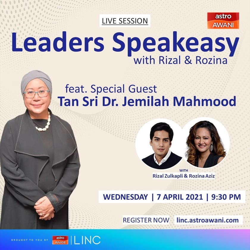 Tan Sri Dr Jemilah Mahmood merupakan Penasihat Khas kepada Perdana Menteri mengenai kesihatan awam.