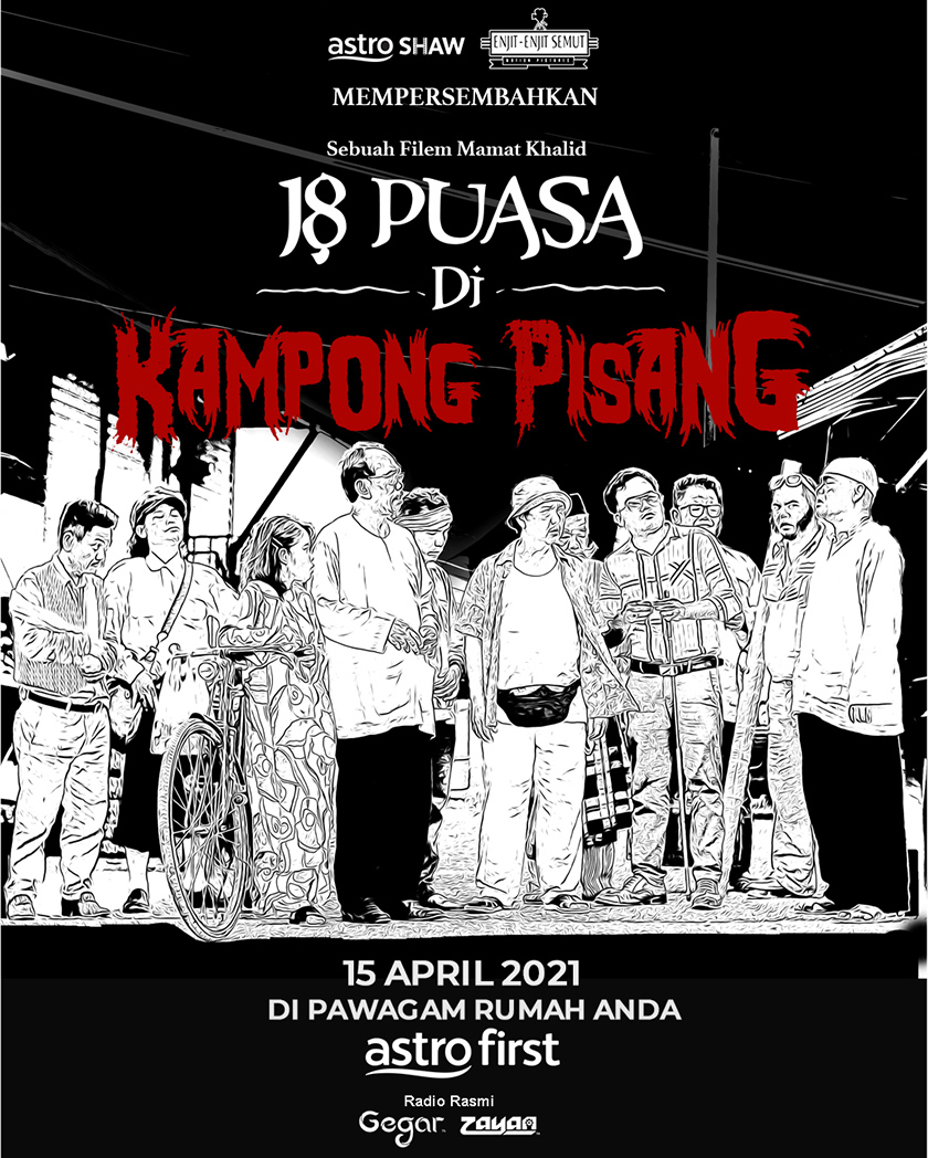18 Puasa Di Kampung Pisang adalah gabungan daripada dua ‘masterpiece’ pengarah Mamat Khalid, iaitu Kampong Pisang dan 16 dan 17 Puasa.