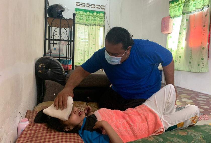 Kasih sayang Khairul kepada adiknya, Haida tidak berbelah bahagi