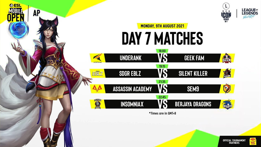 ESL Mobile Open ICON Series Fall Season