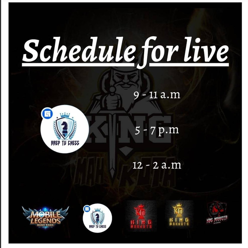 Jadual live AREPTVCHESS dan antara sedutan dari gameplay