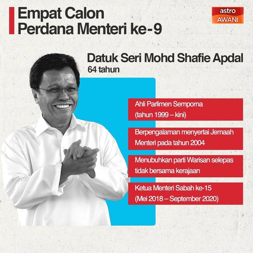 Mohd Shafie antara nama yang disebut-sebut sebagai calon PM ke-9 - Gambar Astro AWANI