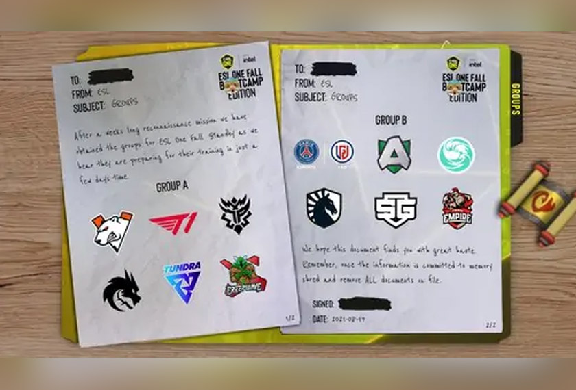 ESL One Fall 2021: Bootcamp Edition – Group Stages