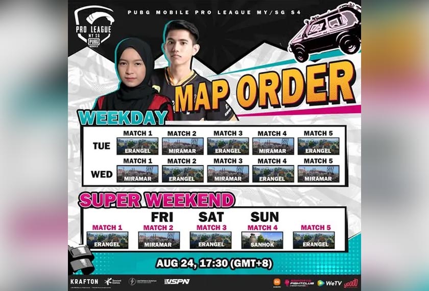 PUBG Mobile Professional League Malaysia Season 4 – Weekday and Super Weekend