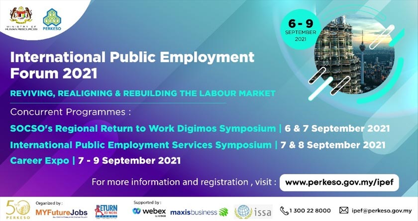 Ekspo Kerjaya MYFutureJobs menawarkan lebih 25,100 kekosongan jawatan di pelbagai sektor ekonomi menerusi kerjasama Perkeso dan rakan strategik