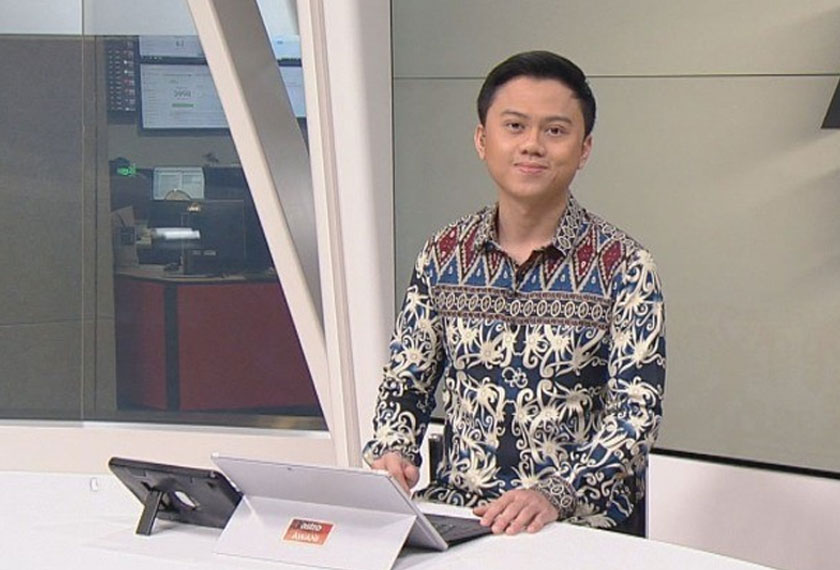 .Penyampai Astro AWANI, Nickyson Nyambar.