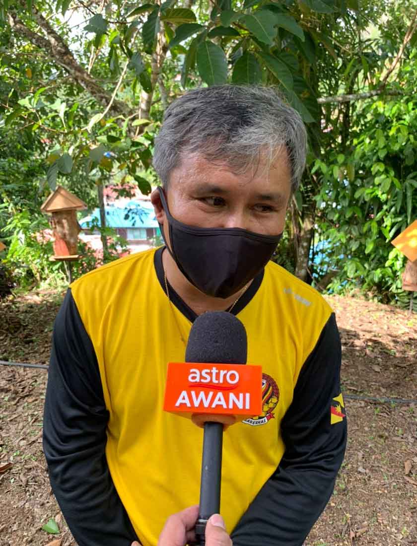 Richard berkata, dia memulakan perusahaan itu bersandarkan minatnya untuk memulakan perniagaan berasaskan produk tani. - Foto ihsan Richard Nyalau