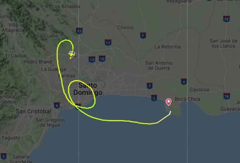 The Gulfstream GIVSP which crashed at Las Americas Airport had left for Miami with two crew members and seven passengers. - REUTERS