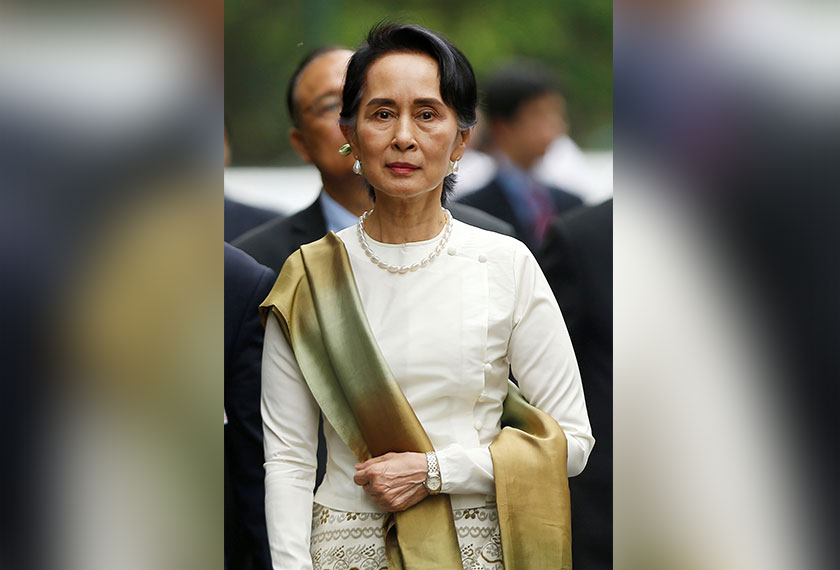Kuasa terlalu banyak kepada ikon demokrasi Myanmar, Aung San Suu Kyi sejak kerajaan awam memerintah, tidak menyenangkan hati rejim tentera Myanmar. - Foto Reuters