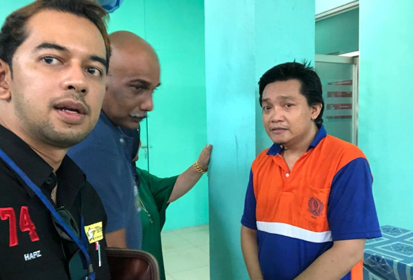 Gambar yang dikongsikan Mohd Hafiz sewaktu melawat Benjy di Medan, Indonesia pada April 2019.