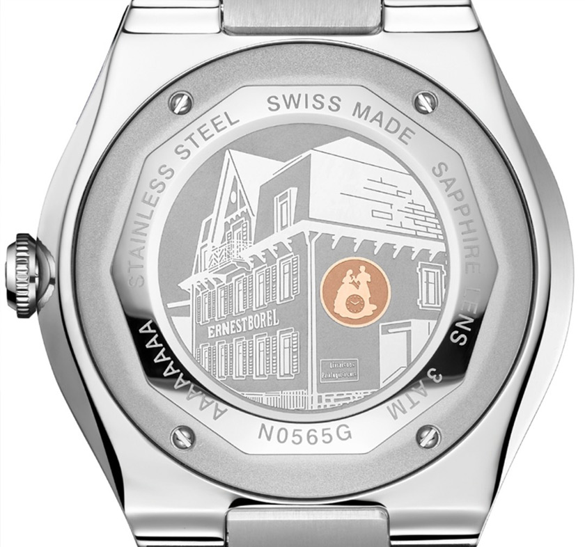 Mengabadikan imej kilang pembuatan Ernest Borel di Switzerland, koleksi ini turut membawa pesona kraf logo ikonik pasangan sedang menari berwarna IP ros emas.