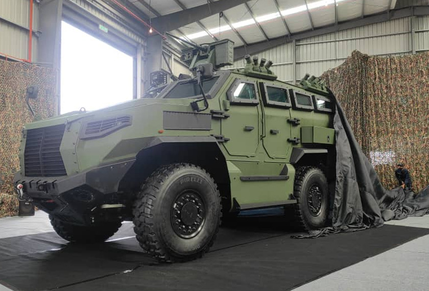 Teknologi, ciri keselamatan, ruang untuk senjata termasuk untuk grenade launcher, semuanya ada pada kenderaan ini.