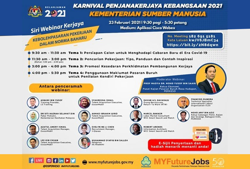 Barisan panel jemputan melibatkan pakar industri, wakil majikan dan penyedia khidmat latihan. - Gambar Perkeso