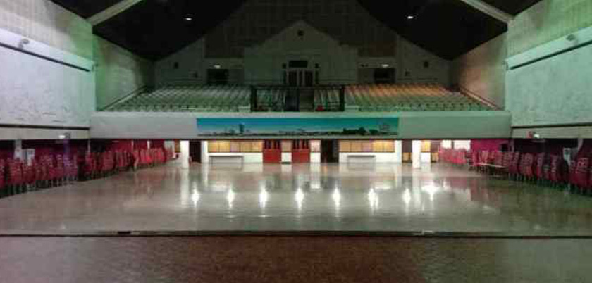 Keadaan sebenar Dewan Suarah, Sibu.