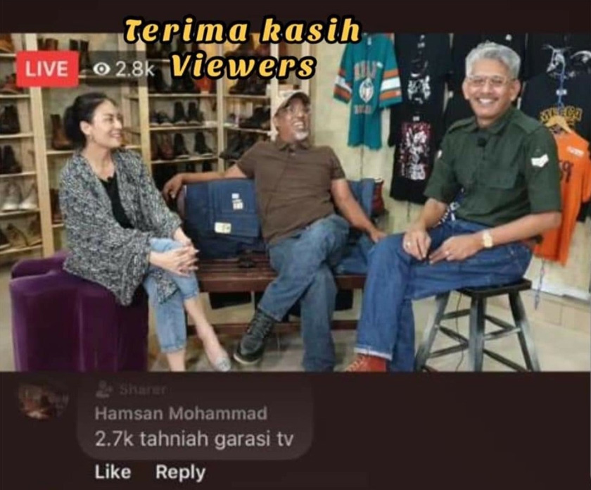 Sesi kongsi minat buku, teater dan filem Sabri bersama Angelina Tan memecah rekod tontonan semasa tertinggi dan mencapai lebih 200 ribu jangkauan tontonan