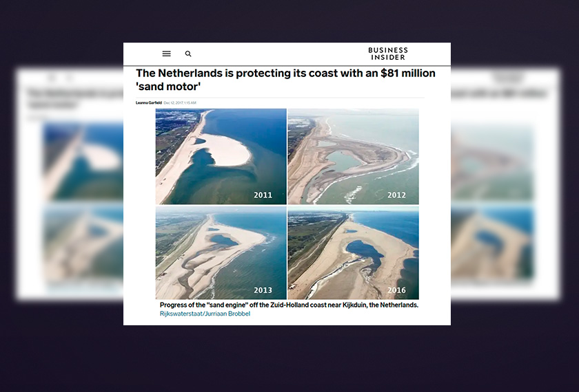 Perbezaan ketara pantai di Belanda selepas menjalankan projek Sand Motor.