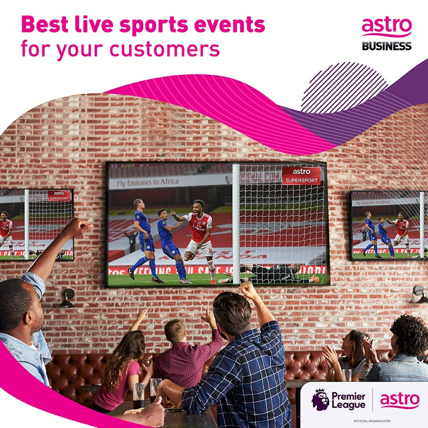Live broadcast of the best sporting events for your customers.