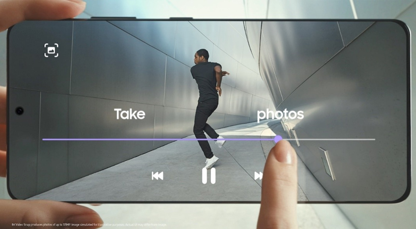 Pengguna boleh mengambil tangkap layar (screen shot) daripada rakaman video berdefinisi 4K dan mendapat hasil gambar pada kualiti 33MP.