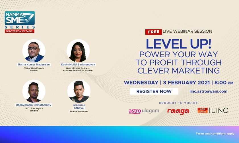 Daftar dan ikuti perbincangan menarik mengenai strategi meningkatkan keuntungan perniagaan melalui pemasaran bernas.