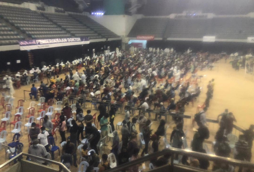 IMARET mendedahkan berlaku peningkatan hampir 2,700 pesakit yang berkunjung ke CAC Stadium Melawati, Shah Alam