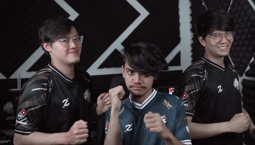 (left to right) InSomnus, Razor and AurOra dancing to budget version of Rickroll.